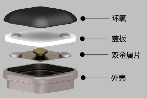 菱形熱保護器結(jié)構